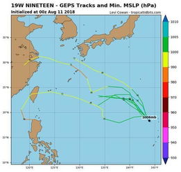 台风路径实时路径最新消息（预测台风路径）